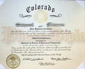 Fake Diploma With 2 Raised Gold Foil Seals